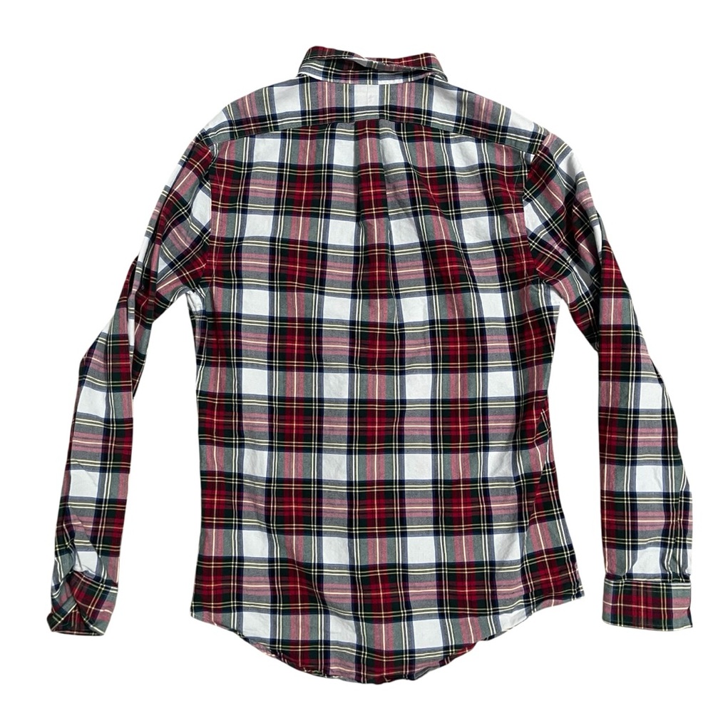 Polo by Ralph Lauren Men's Red Plaid Shirt Slim Fit - Picture 4 of 11